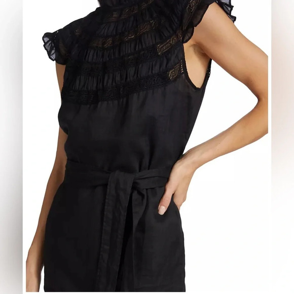 Frame Lace Inset Mini Dress - Picture 6 of 10